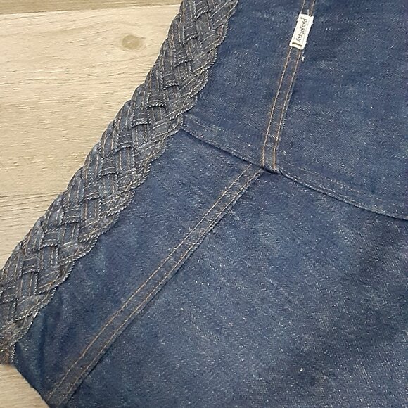 Vintage 70s Denim Bell Bottoms And Jacket - Picture 7 of 9